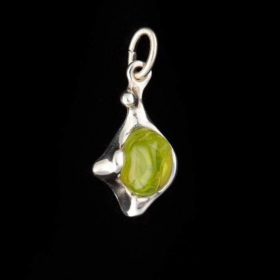 Colgante Plata Olivina